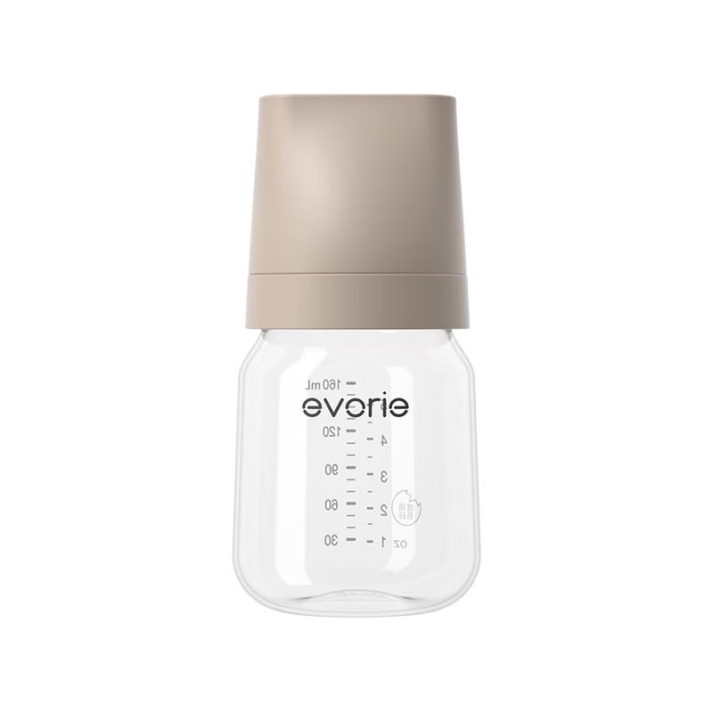 evorie Elite Series Wide-Neck Glass Baby Bottle