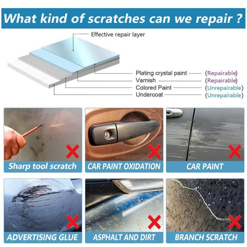5/10PCS Quick Repair Polishing Cleaning Cloth of Scratch Removal Cloth for Automotive Surface Repair