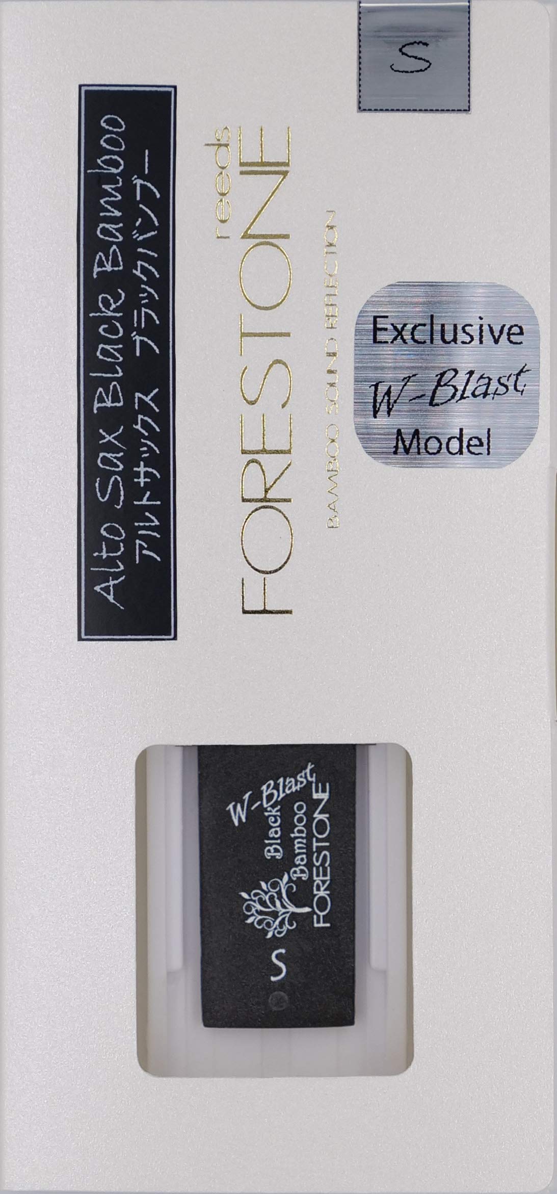 

Forestone Черный бамбук W-Blast Альт S (Трость для альт-саксофона Forestone Black Bamboo Double Blast S)