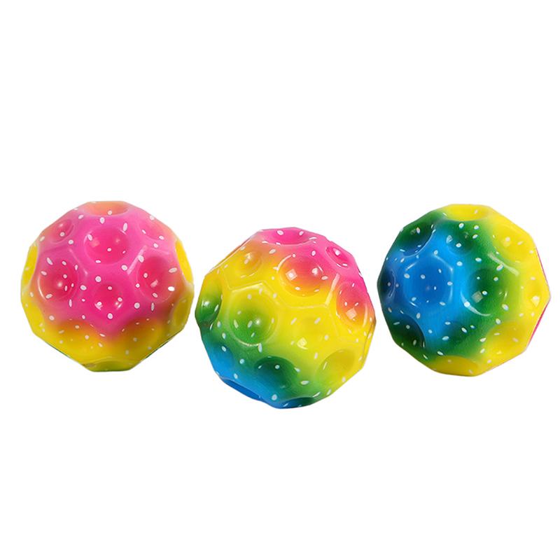 Galaxy Moon Ball Extreme High Bouncing Ball Spaceball Children Toys Pelota Saltarina Para