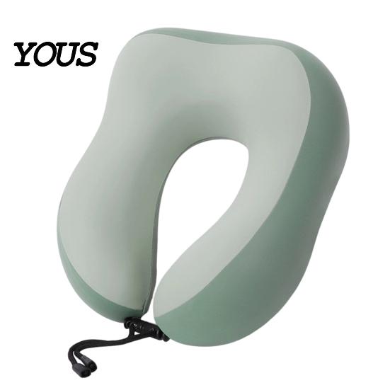 Durable Travel Neck Cushion U Shaped Pillow, Memory Foam Cooling Support Portable Headrest with Removable Washable Cover for Office Planes Trains