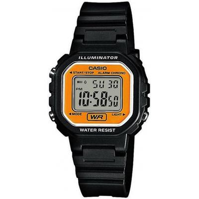 Women S Digital Watch BLack Orange La 20wh 9a