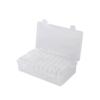 Set Box (20) Transparent Storage Box Handmade Rice Beads Diamond Painting Sealed Storage Box Independent Grid Plastic Box