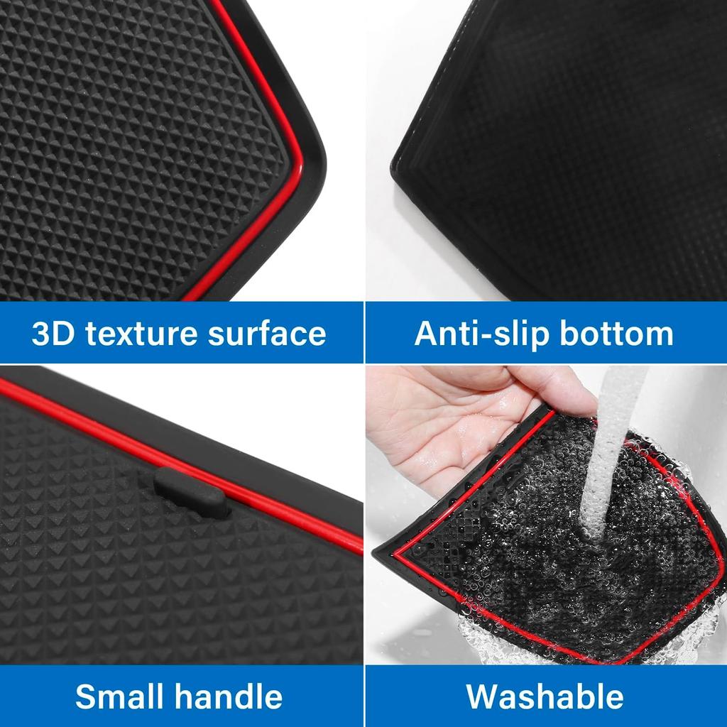 For 2024 2025 2026 Chevy Trax Accessories - For 2024 2025 2026 Chevrolet Trax (LS,1RS,LT,2RS,ACTIV) Cup Holder Erts Door Slot Mat Compartment Center