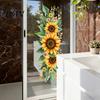 Sunlight Friendly Window Decal Spring Summer Flowers Clings Double Sided Tulip/Rose/Wildflowers Damage-free Sticker In Vase Decals Anti-Collision