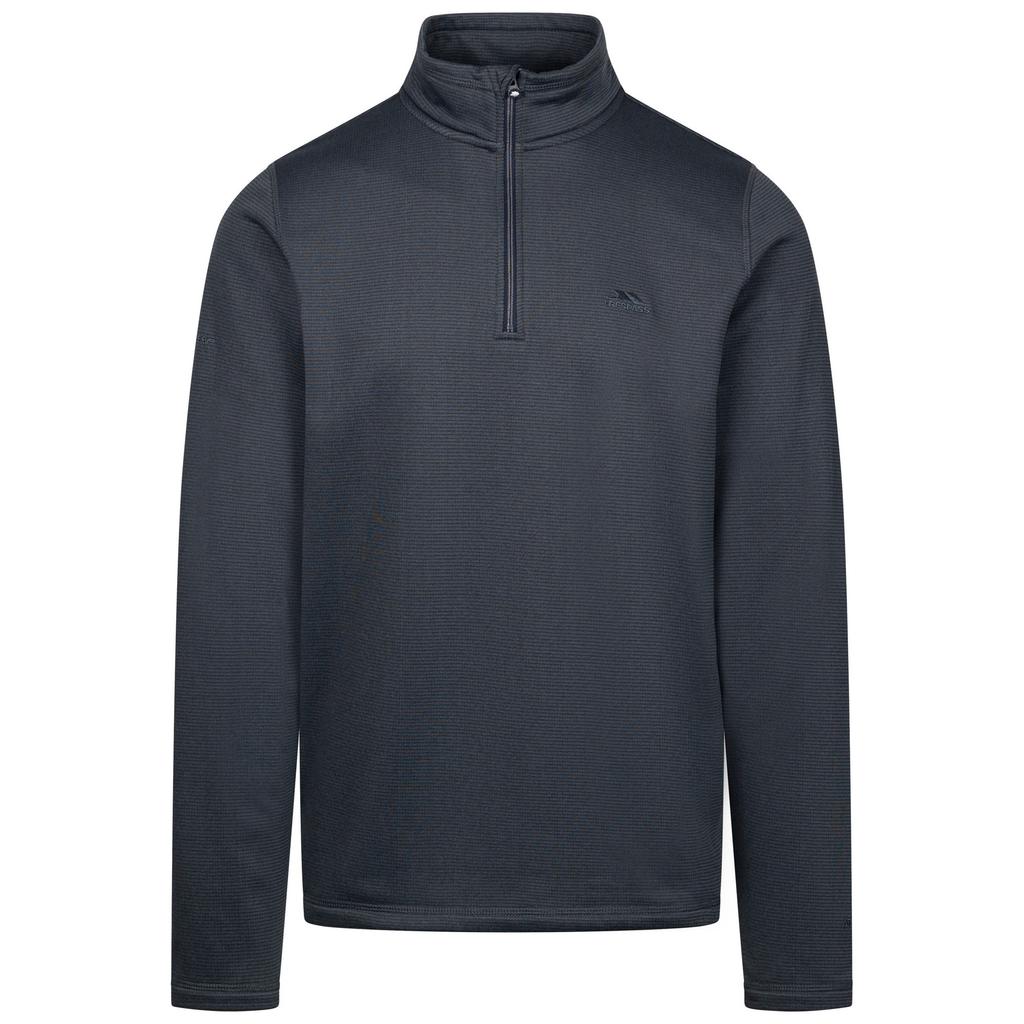 TRESPASS Mens Fulbrook AT200 Quarter Zip Fleece Top
