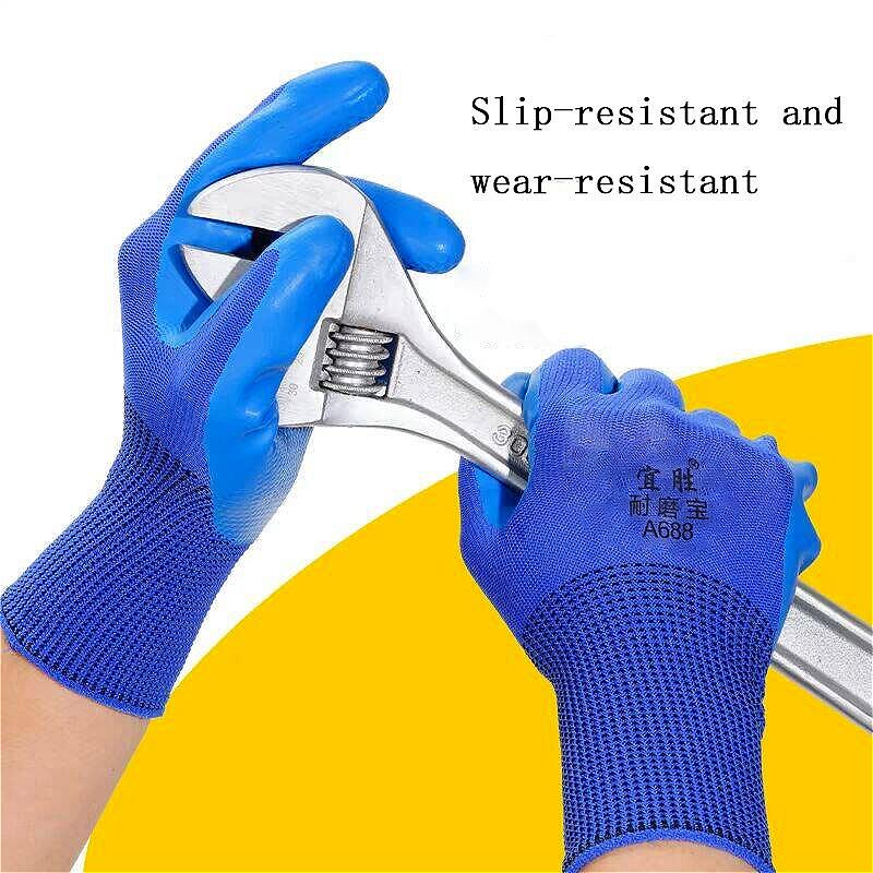 Wear Resistant Latex Gloves Horticultural Gloves Garden Work Gloves for Work Labor Protection Security Protection Accessories