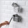 Kitchen Sink Basket Storage Rack Soap Sponges Suction Strainer Organizer
