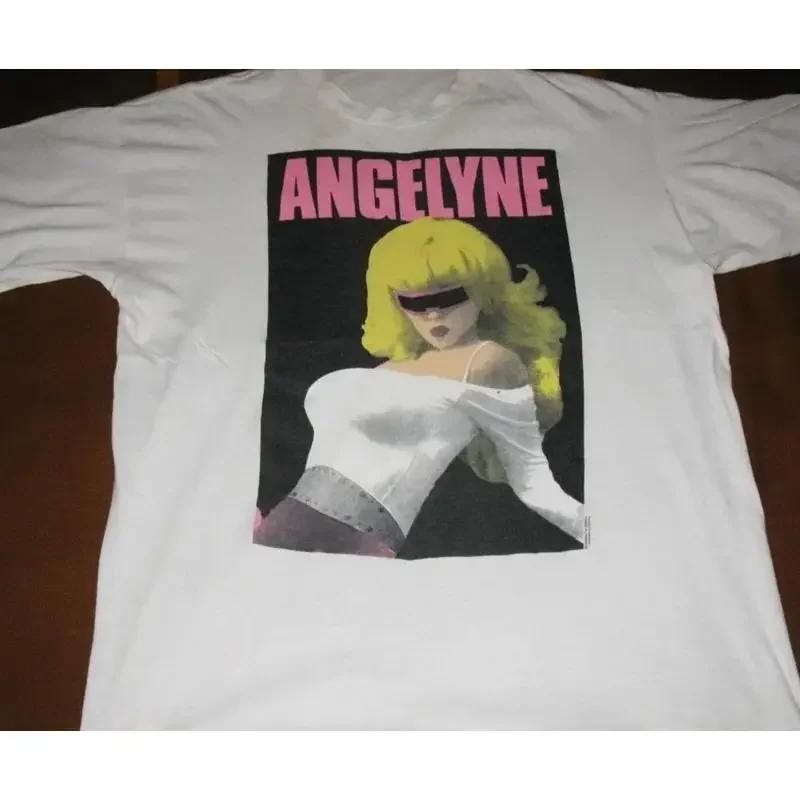 Retro Angelyne Black Glasses T Shirt White Size S 5Xl
