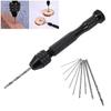 Micro Twist Hand Twist Drills Set Pin Vise Mini Hand Drill Rotary Tool Woodworking Model