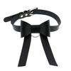 DIEZI Punk Black Lace Leather Choker Torques Necklace For Women Men Harajuku Gothic Sexy Cirle Heart Collar Necklace Jewelry