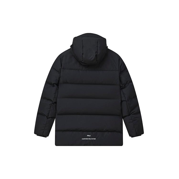 New FILA Down Jacket Men's Jet Black F11M248903F-BK
