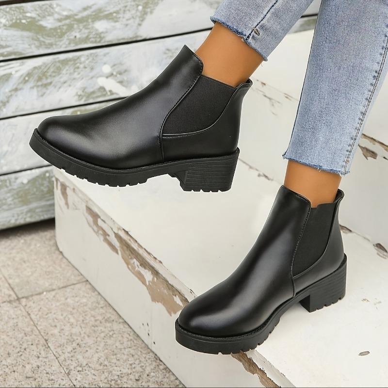 Ladies Shoes Ankle Women's Boots Fashion Round Toe Modern Boots Women New Plus Size Best Seller Shoes for Women