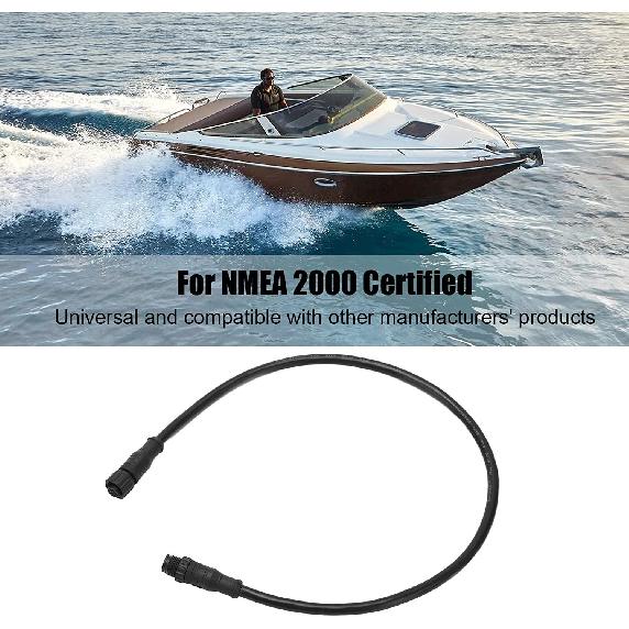 Matsutec M12 5pin NMEA 2000 (N2K) 1/2meter 1meter 2meter 4 Meter Backbone or Drop, Cable for Lowrance Simrad B&G Navico & Garmin