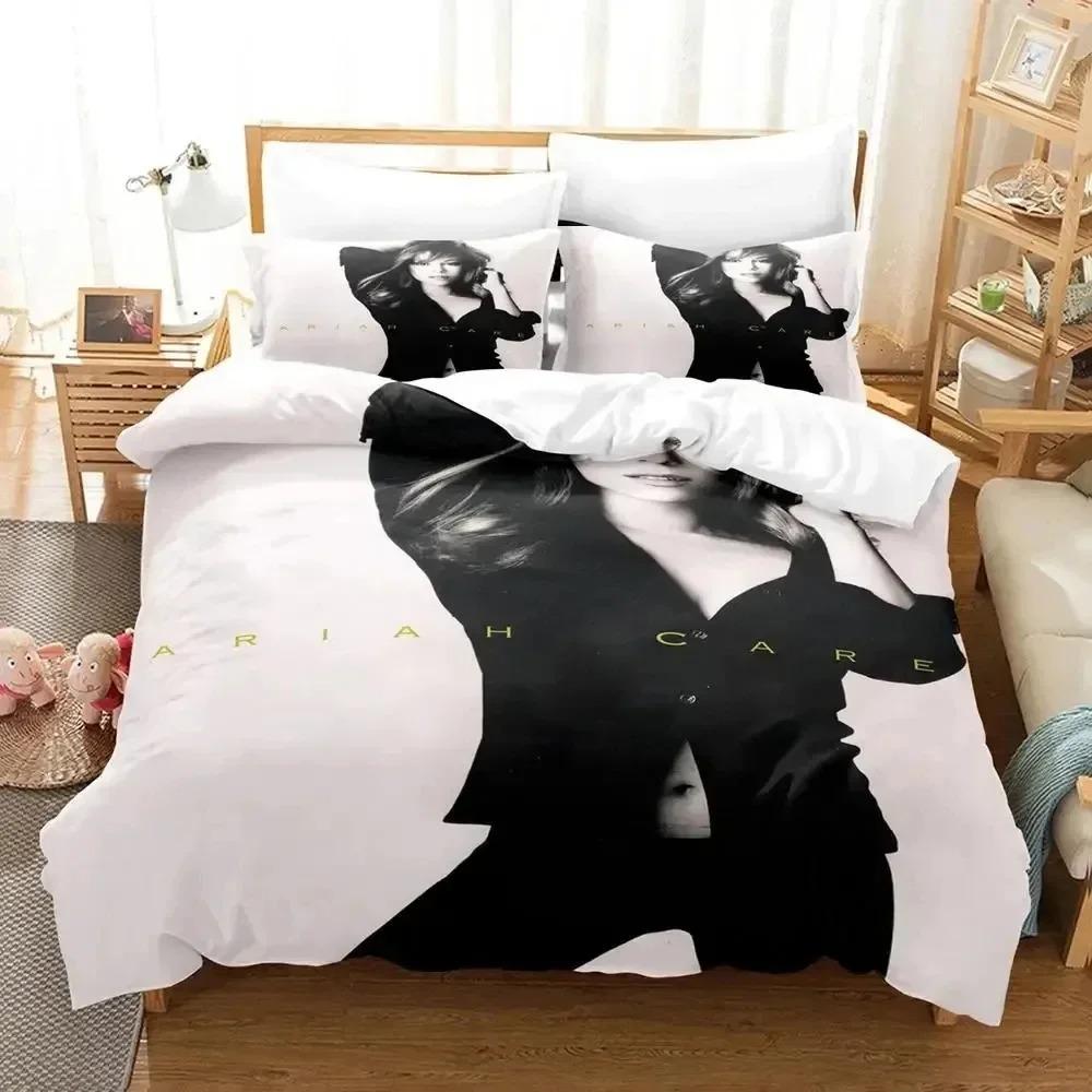 3D Print Mariah Carey Bedding Set 3D Printed Suitable for Bedroom Duvet Cover Set With Pillowcases Kids Home Textile