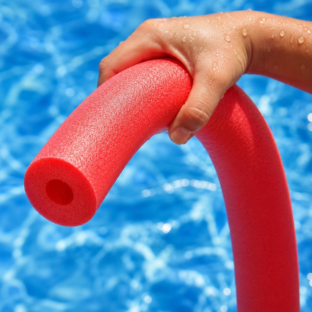 Hollow Foam Pool Noodle Floatation Bar 6x120CM Set of 2 Water Swimming Pool Float Toys for Water Activities and Swimming Training