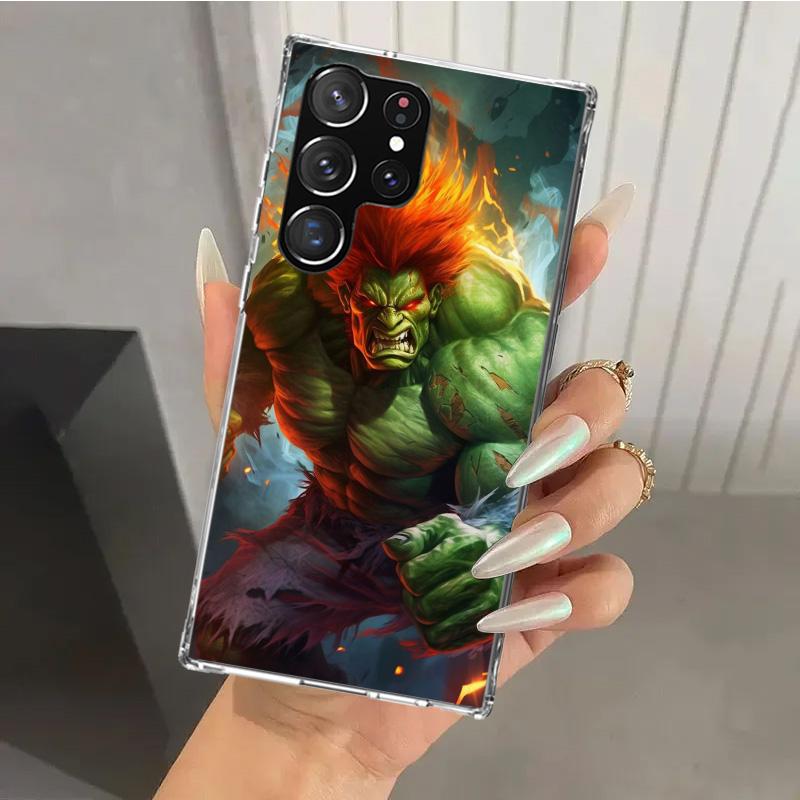 Game S-Street F-FighterS Phone Case for Samsung Galaxy S26 S24 S23 Ultra S25 Edge S22 S21 Plus S20 FE + Soft Print Shell Funda G