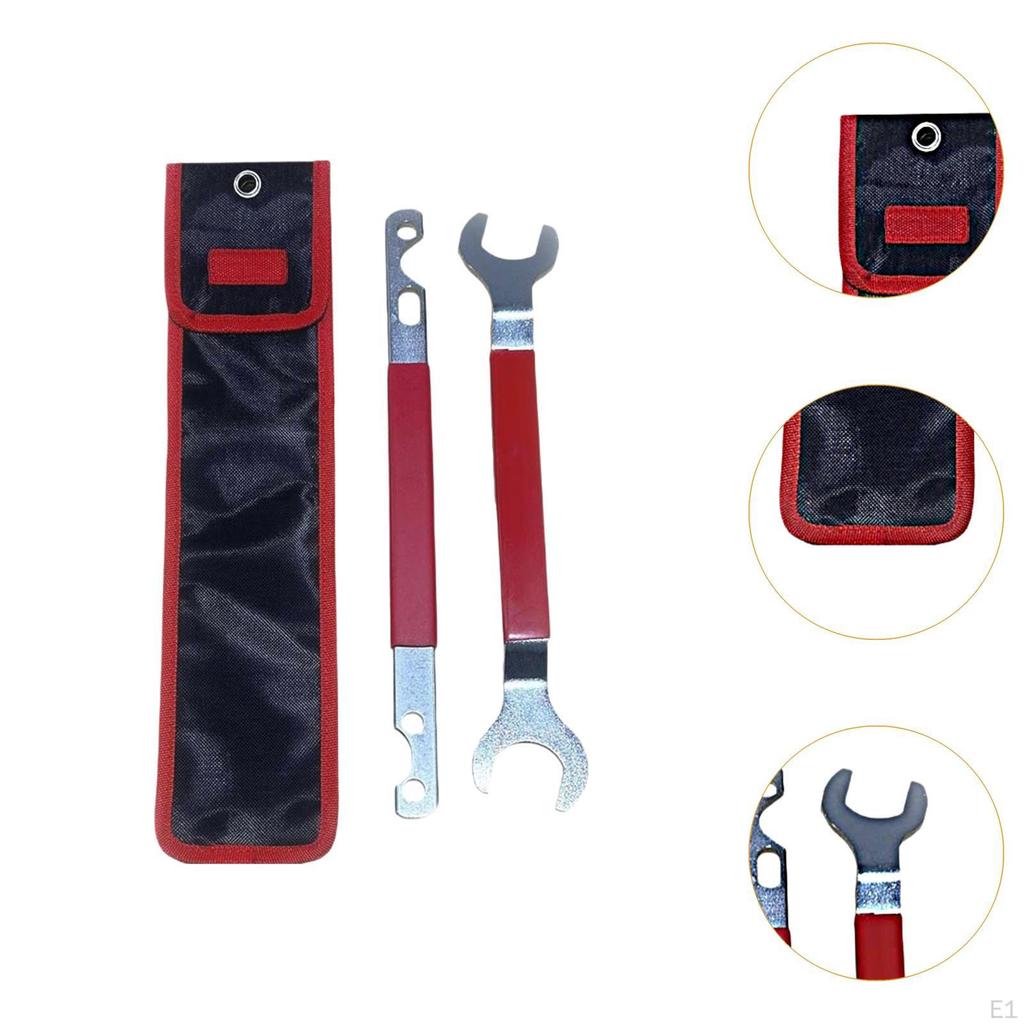 2 Pieces Fan Clutch Wrench Set Water Pump Pulley Holder Easily Removes and Installs Automotive Hand