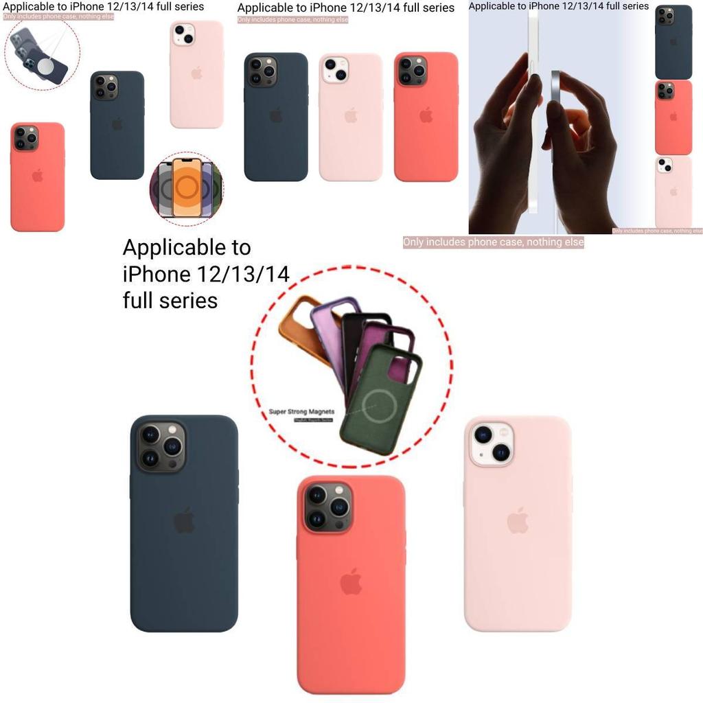 Iphone13 Liquid Silicone Official Magsafe Apple 13 Promax Magnetic Animation Case