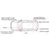 BSD  Blind Area  Spot Detection System Lane Change Blind Spot Monitoring  BSM BSA 24Ghz Millimeter Wave Sens