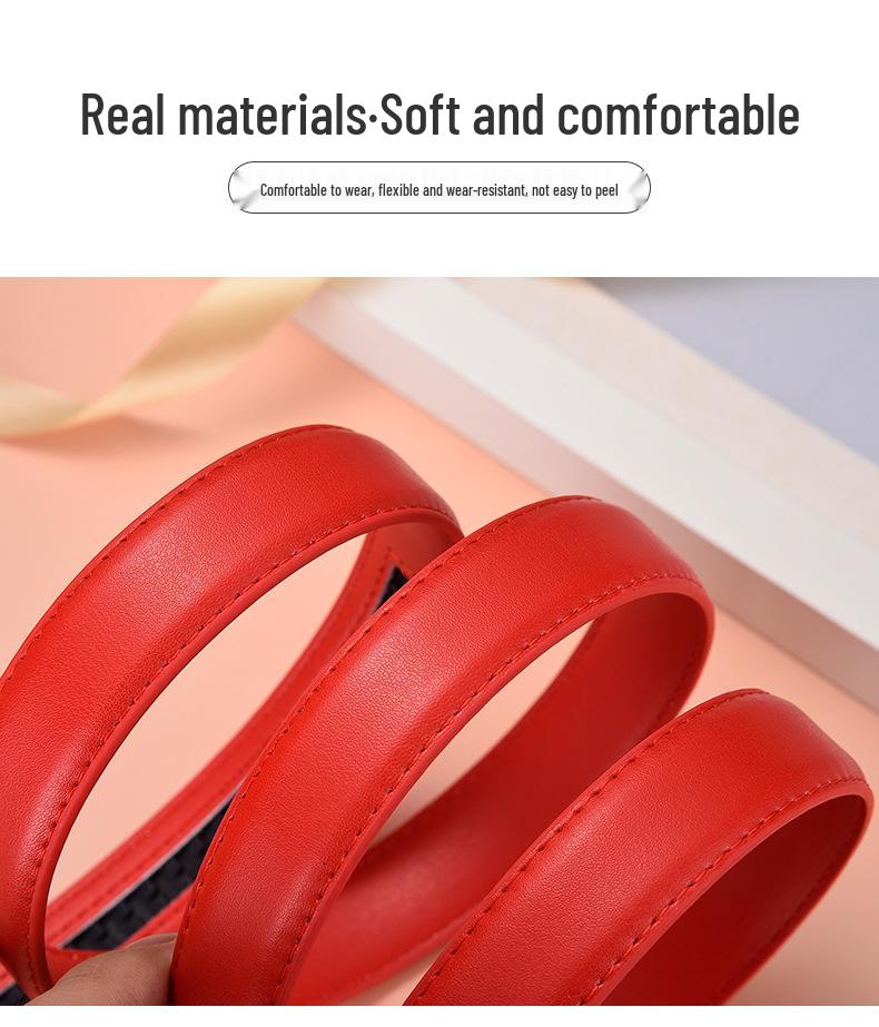Korean Style Women's Automatic Buckle Belt - Versatile & Trendy Fashion Accessory