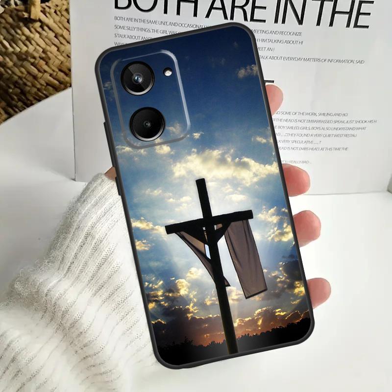 Jesus Hülle Für Realme C67 C55 C53 C51 C35 C33 C31 C30 C25s C21Y GT Neo 5 GT5 9 10 11 12 Pro Plus