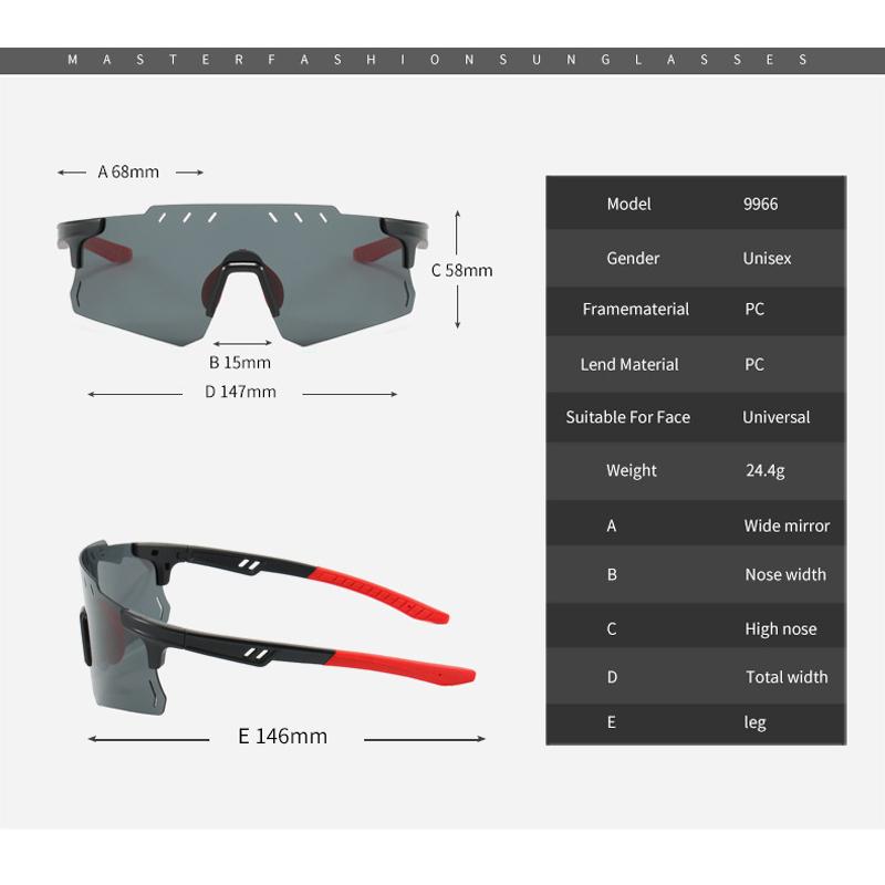 Updated Outdoor Use Athletic Trendy Trend Sun Glasses Biking Sun Glasses Ultralight Safety Eyeglasses XSY9966