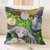 Japanese Anime Frieren Beyond Journeys End Lucky Dragon pillow cover sofa cushion cover home room decoration children gift
