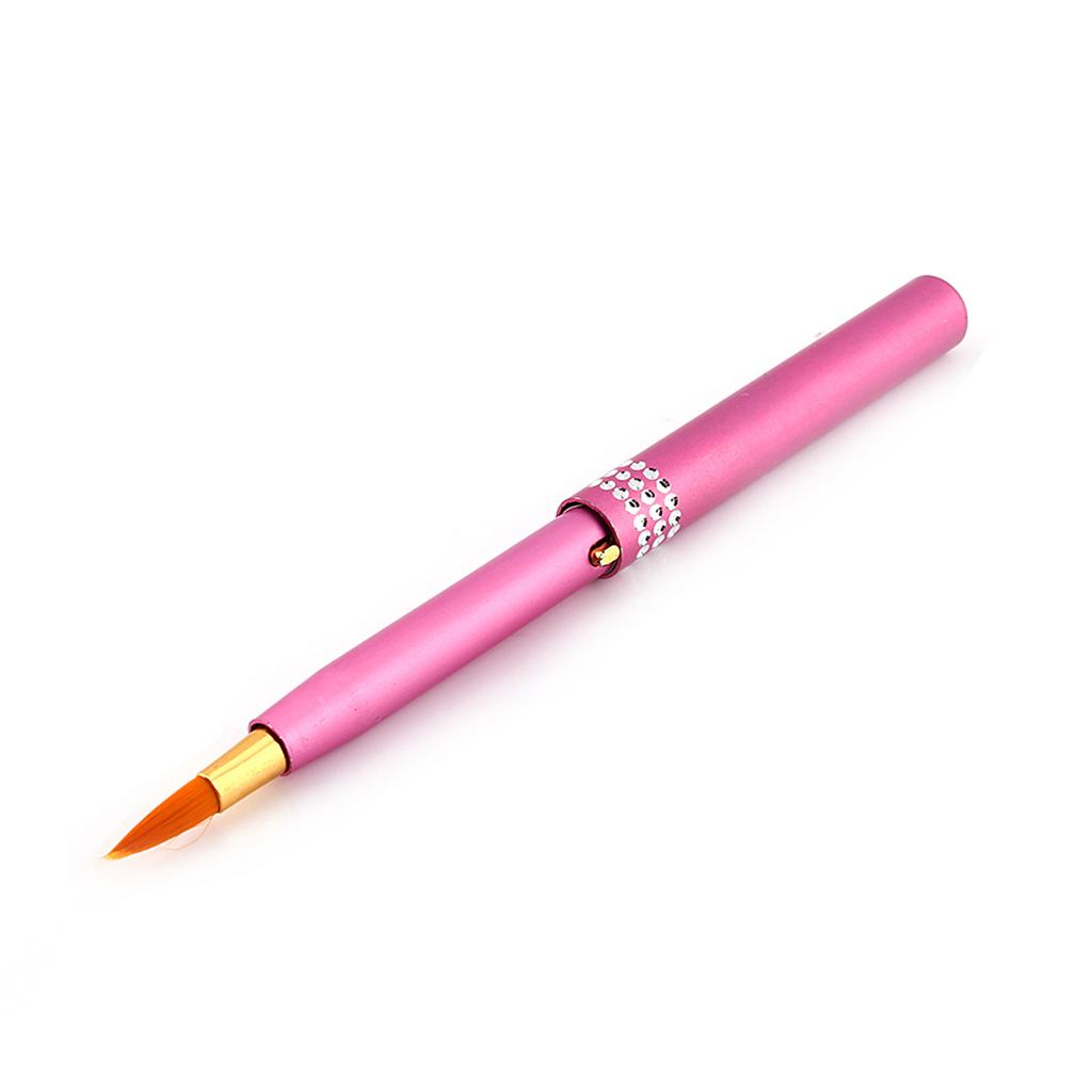 Retractable Lip Brush, Soft Elastic Hair Without Shedding, and Fine Hd Fits the Lips, Ergonomic Handle Sy Grip, with Shape Design
