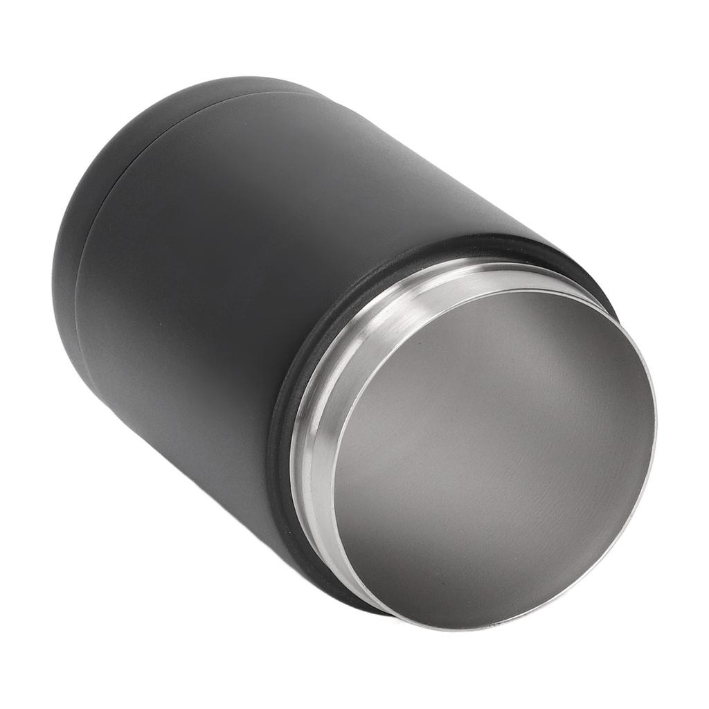 Vacuum Double Wall Stainless Steel Can Insulation and Cold Storage Tank with Bottle Opener Black