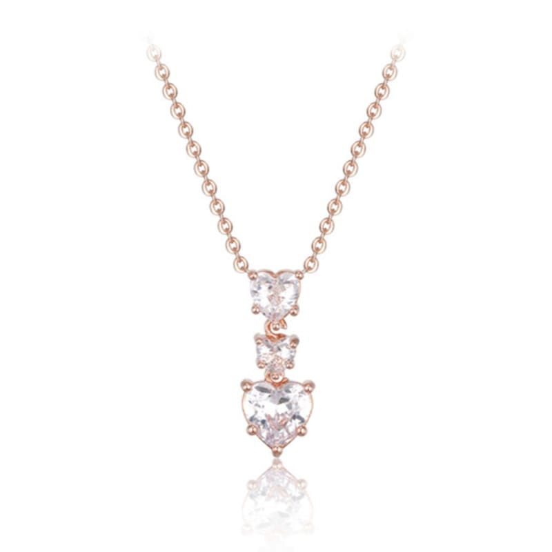 ELLE Jewelry Bling Heart Necklace ELBRNN230