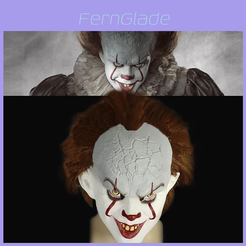 Maschera in Lattice Autentica di Pennywise da It di Stephen King Perfetta Per Eventi di Halloween e Cosplay