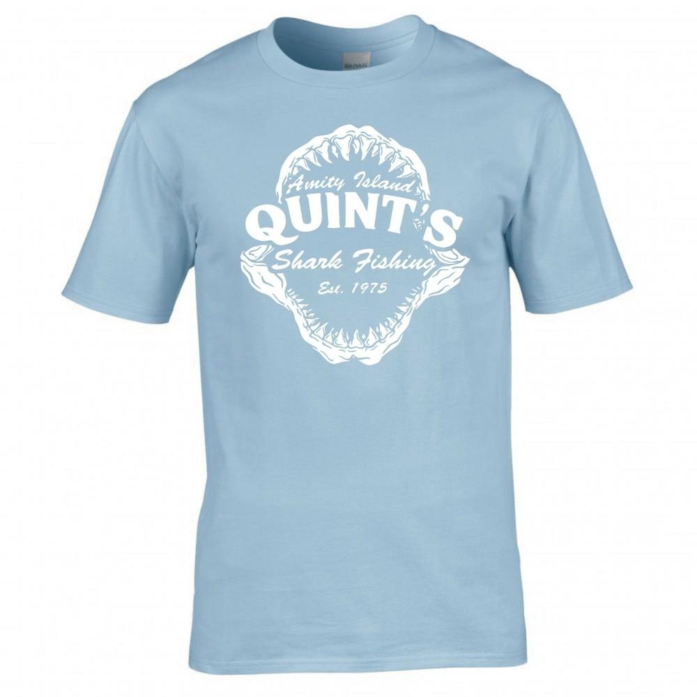 Inspired By Jaws Quints Shark Fishing Tshirt 2XL