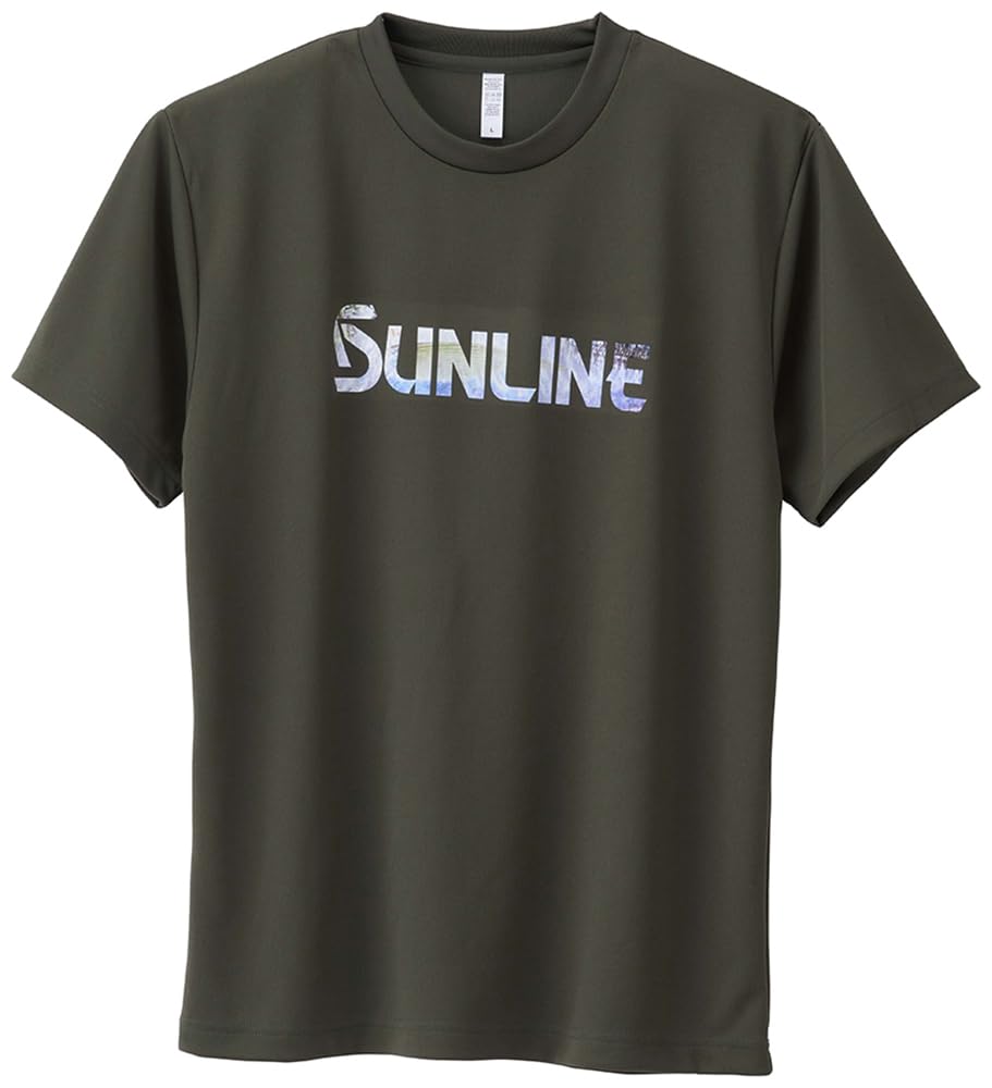 

SUNLINE DRY Olive M size T-shirt SUW-15402DT