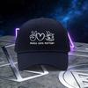 Peace Love Pottery Baseball Cap Polyester Casual Adjustable Snapback Hat for Pottery Enthusiasts