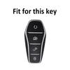 Zinc Alloy Car Remote Key Cover BYD Song PLUS Han EV Max Tang DM Qin PLUS Yuan Dolphin Atto 3 Keychain Car Accessories