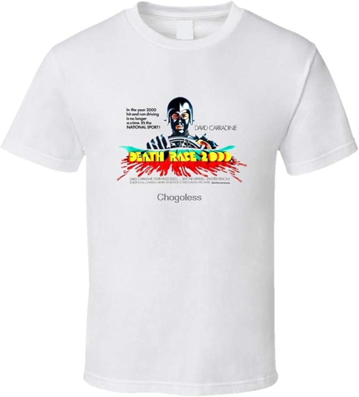 Death Race 2000 Action Movie Classic Black T Shirt XL белый
