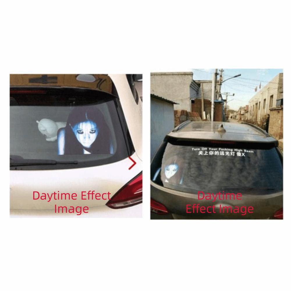 Scary Car Sticker Devilish Rear Window Sticker Decoration Car Vinyl Sticker Car Rear Window
