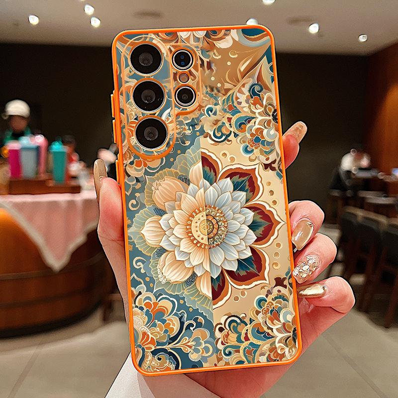 Vintage Totem Pattern Magnetic Phone Case For Samsung Galaxy S26 S25 S24 Ultra S25 S23 FE A57 A56 A37 A17 A55 A26 A36 A35 Cover