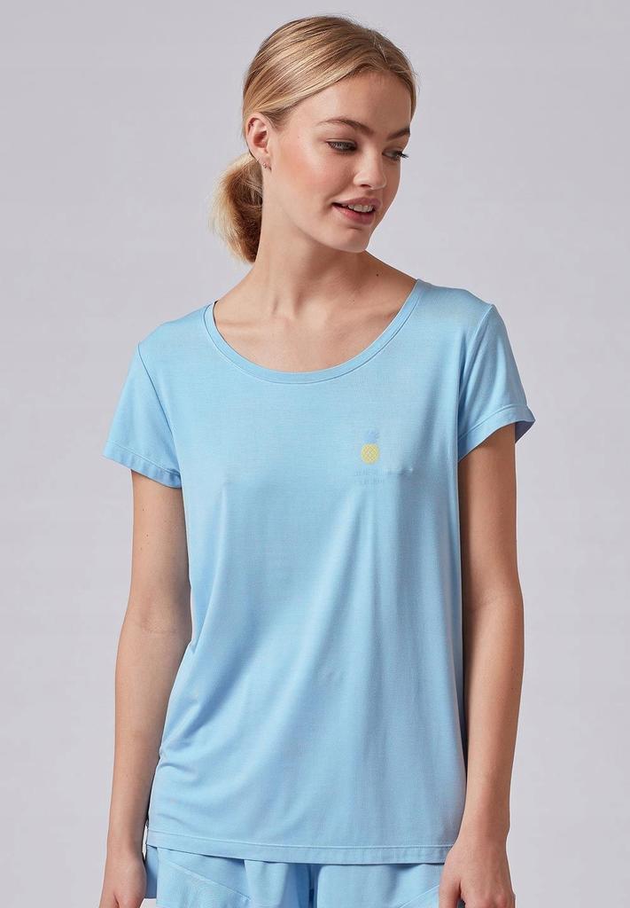 aM4559 WOMEN'S VISCOSE SKINNY PAJAMA T-SHIRT 38