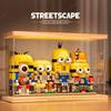 Minion-Compatible Street Scene LEGO Building Blocks - Kids' Toy Set