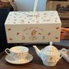 Alice Teapot Cup Saucer Girls Teacup Birthday New Wedding Companion Gift House Moving Afternoon Tea Tea Set Gift Box