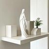 Statua della Vergine Maria Stampata 3D Statuetta Religiosa Cattolica di Santa Maria Scultura della Beata Madre per Arredamento Casa