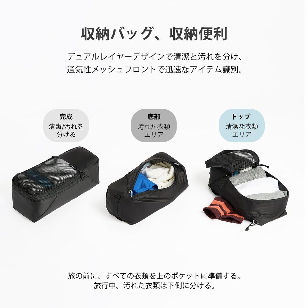 NextPacker Travel Storage YKK Waterproof Travel Shoe Large For Business Convenient Travel Goods Ultra-lightweight Bag, 5-Piece Set, Pouch, Bag,