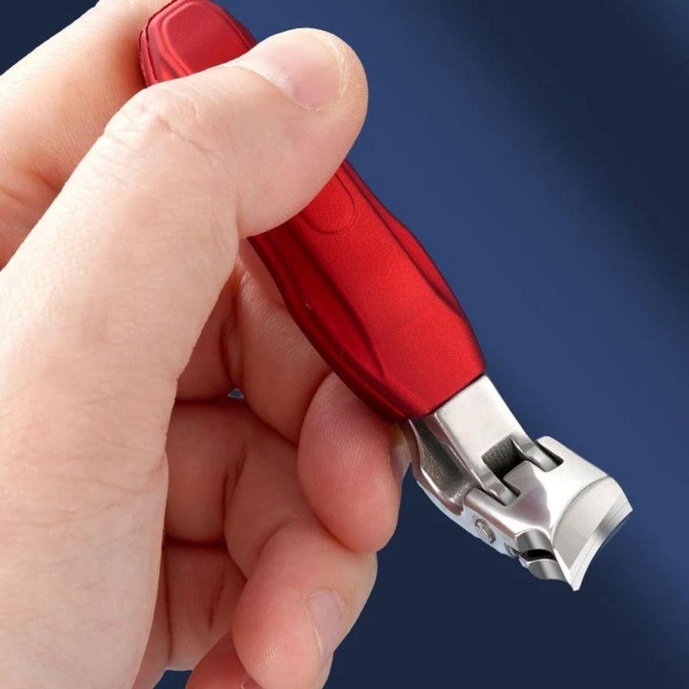 Stainless Steel Angled Head Nail Clippers Ergonomic Design Nail Clippers Nail Trimmer  Thick Nails