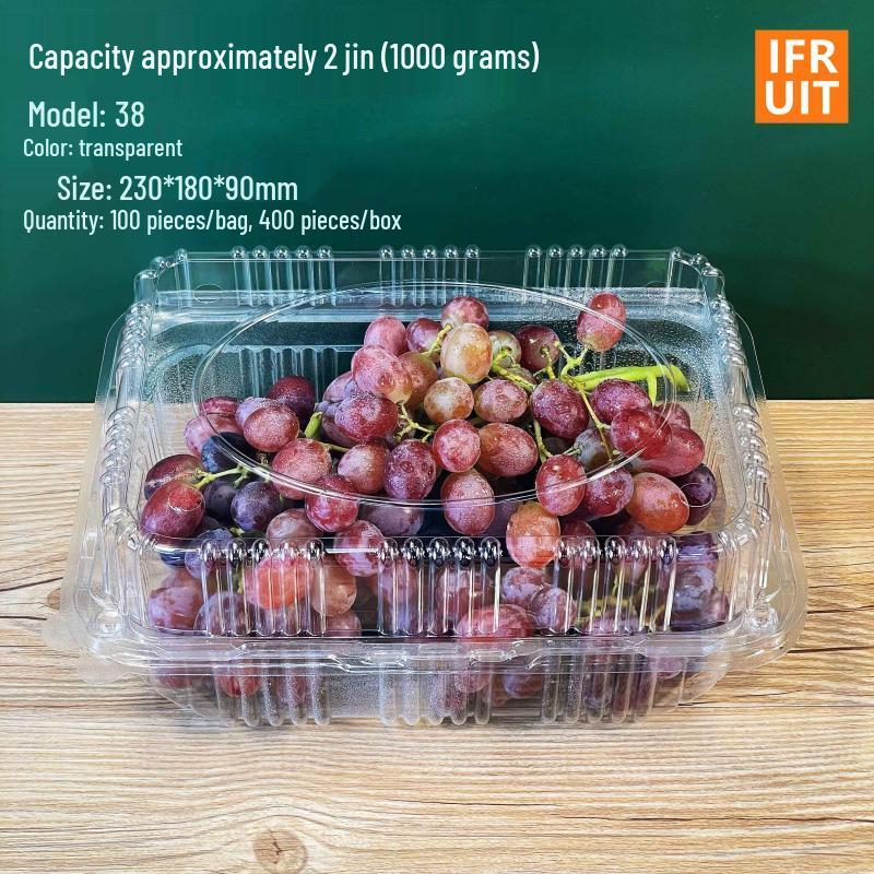 Disposable Transparent Plastic Fruit Packaging Boxes