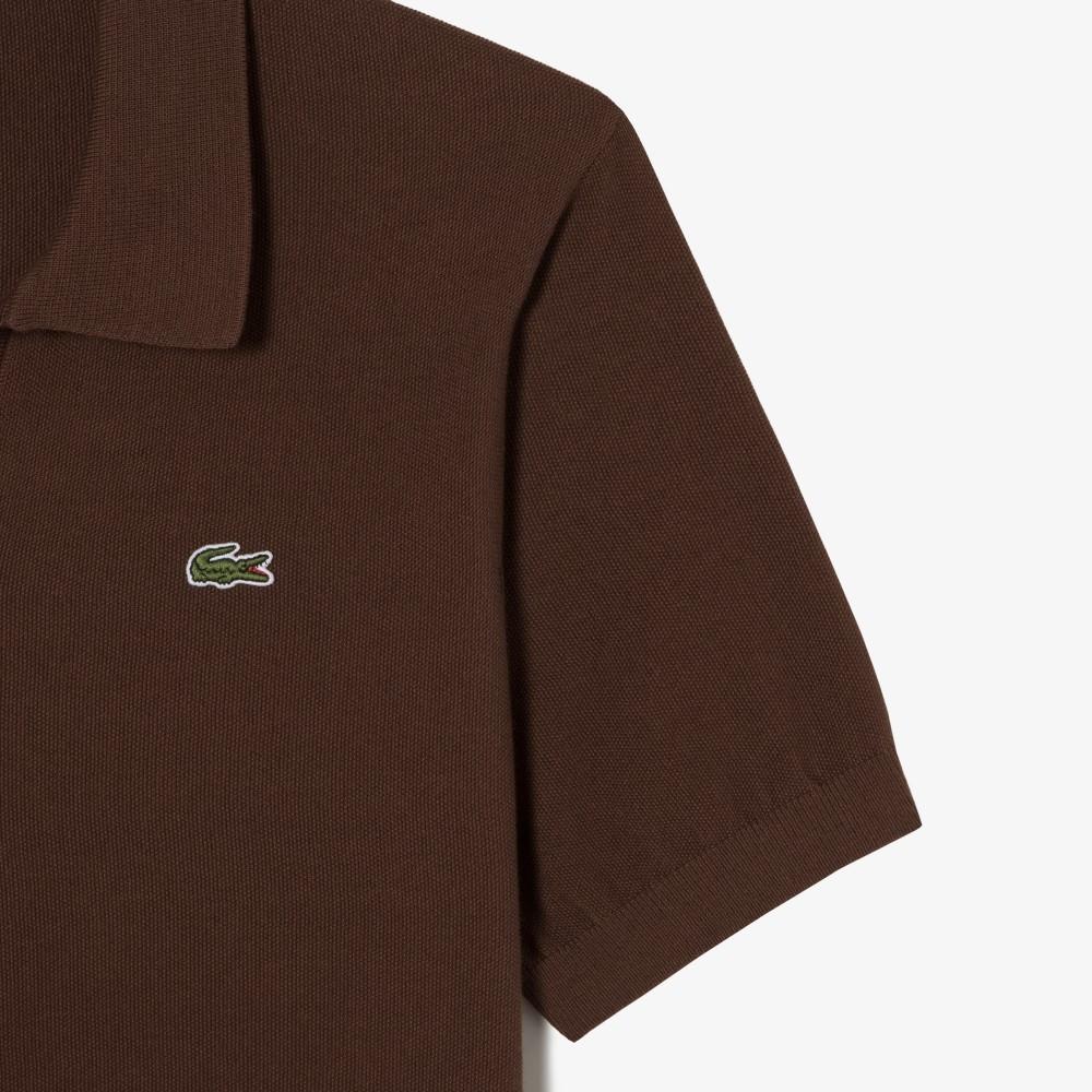 Lacoste Women's Open Collar Pique Sweater Polo Shirt PF300E-56GLFA