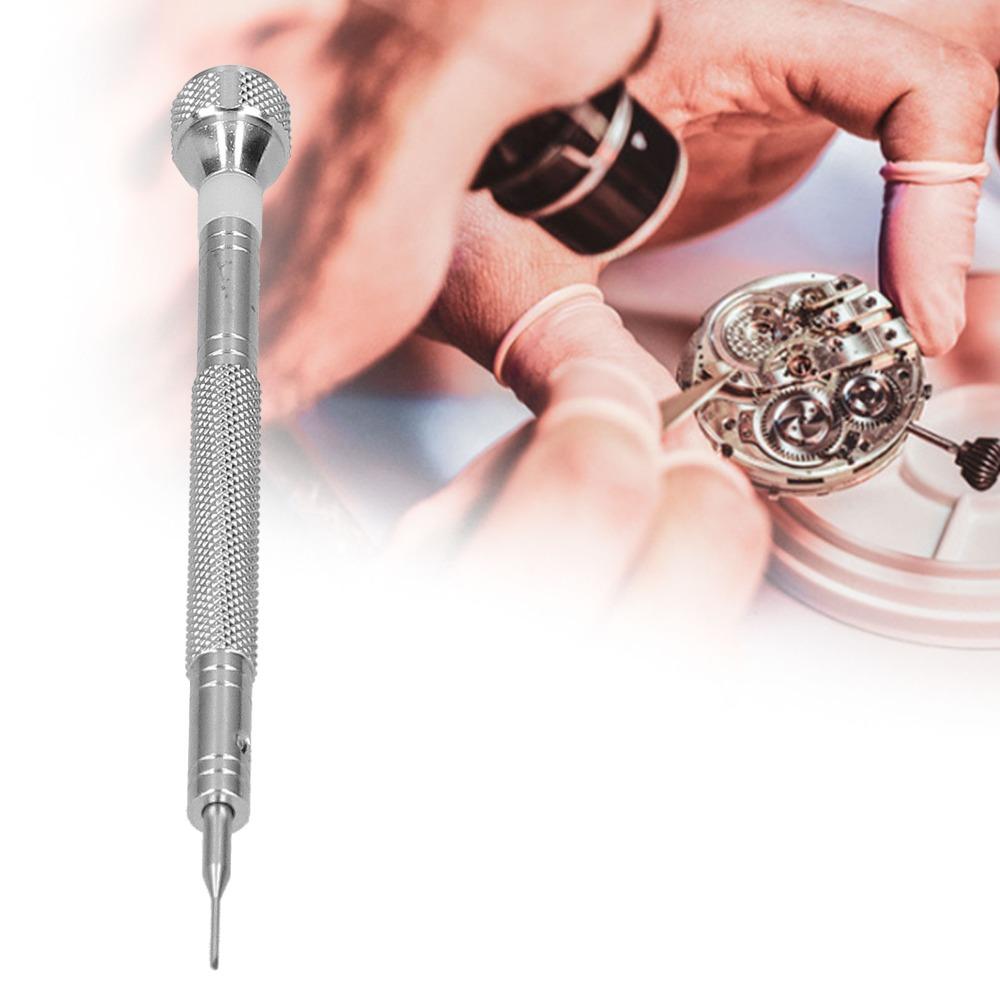 8 Sizes Watch Screwdriver Knurled Handle Design Slot Screwdriver  Professional Repair