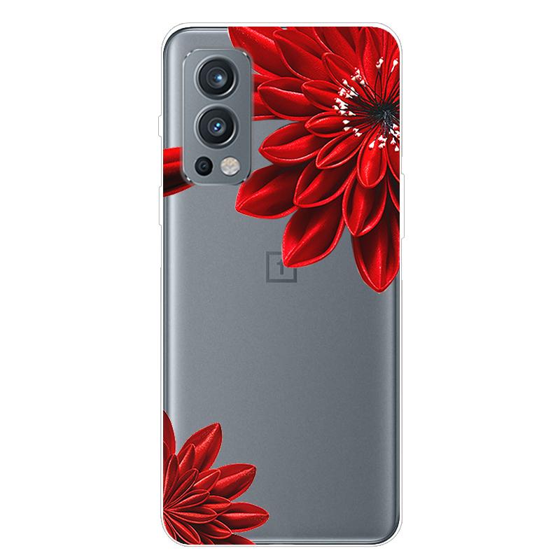Für OnePlus Nord 2 5G Hülle TPU Silikon Weich Cartoon Transparent Hülle für One Plus Nord 2 5G Handyhülle Nord2 5G Transparente Coque