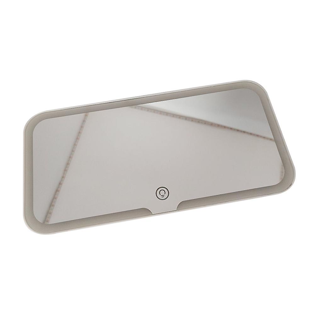 LED Light Cosmetic Mirror for Car Sun Visor One Button Opening Fill Light Mirror for Vehicle